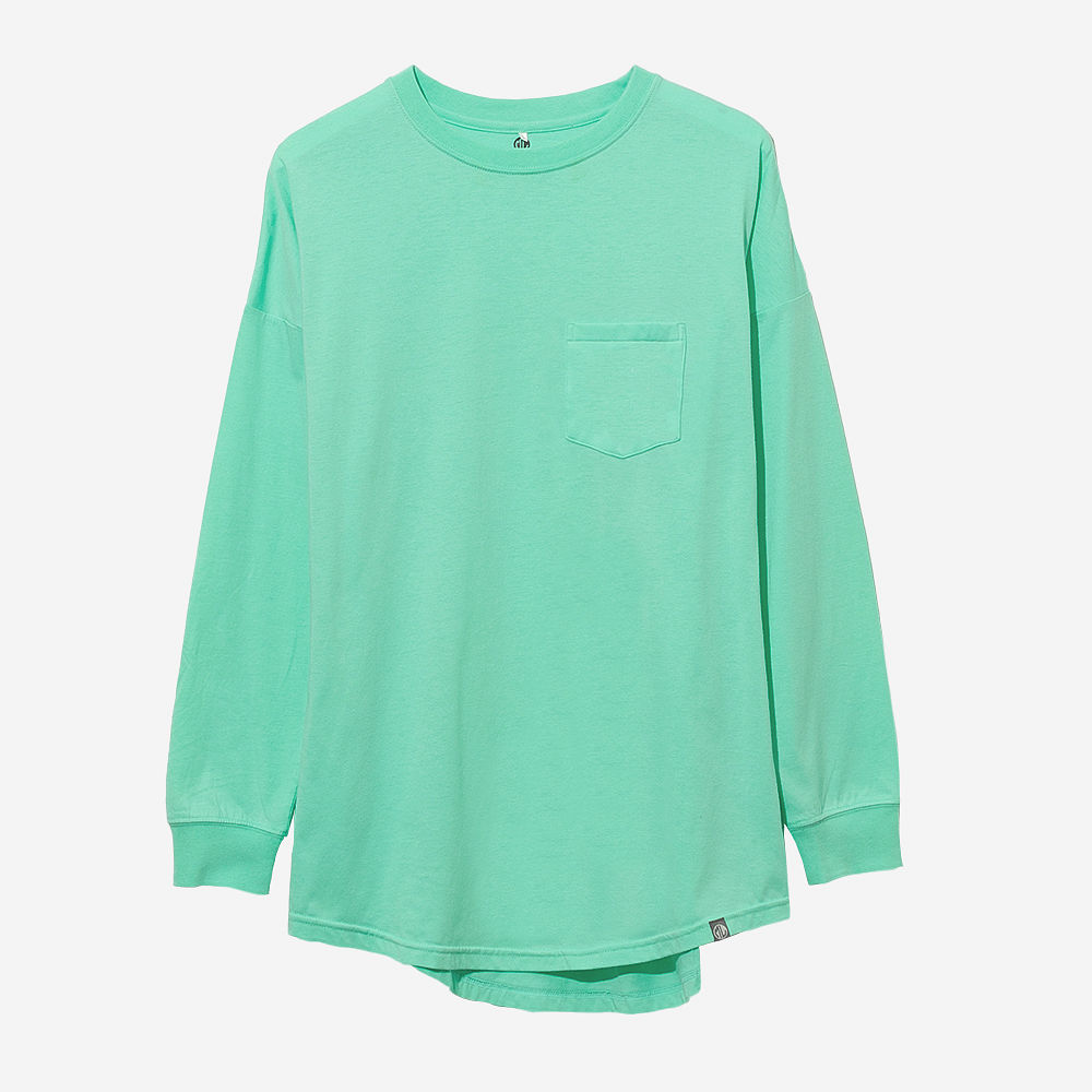 crimson monogrammed long sleeve shirt with christmas presents