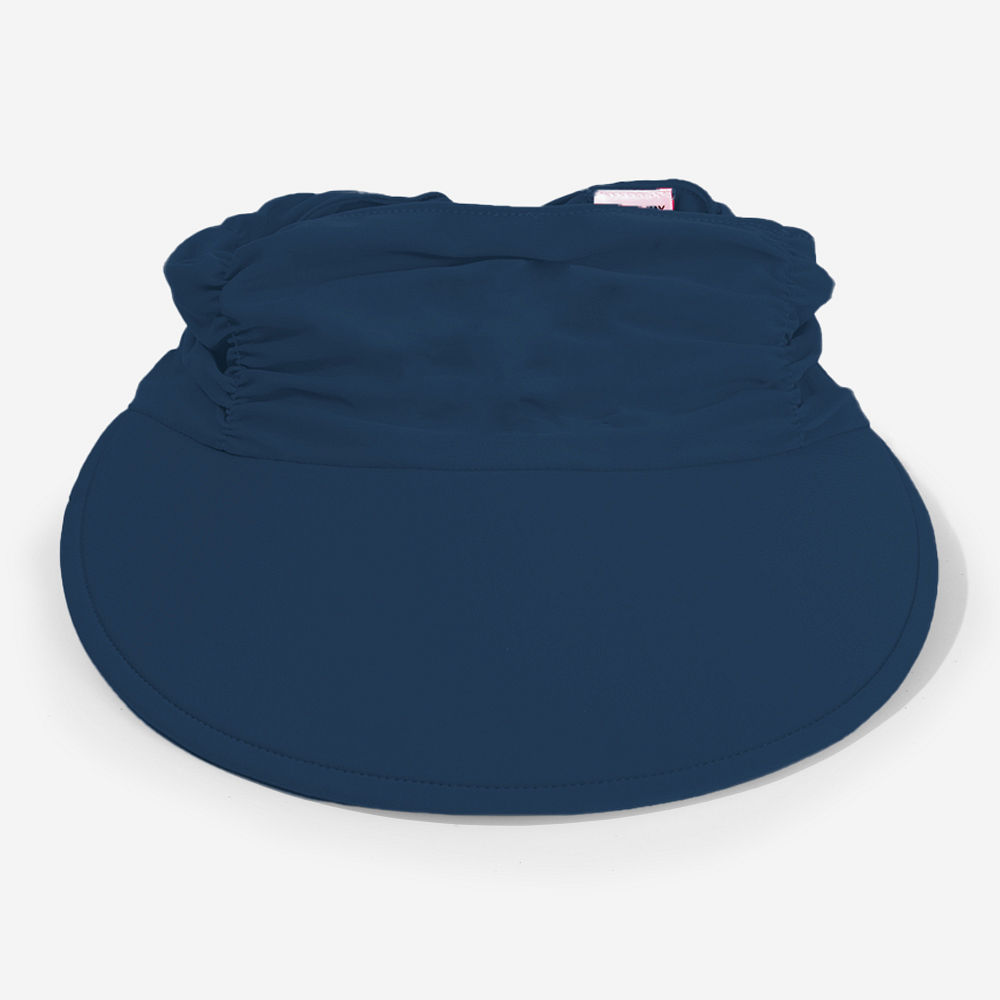 back of black swim visor