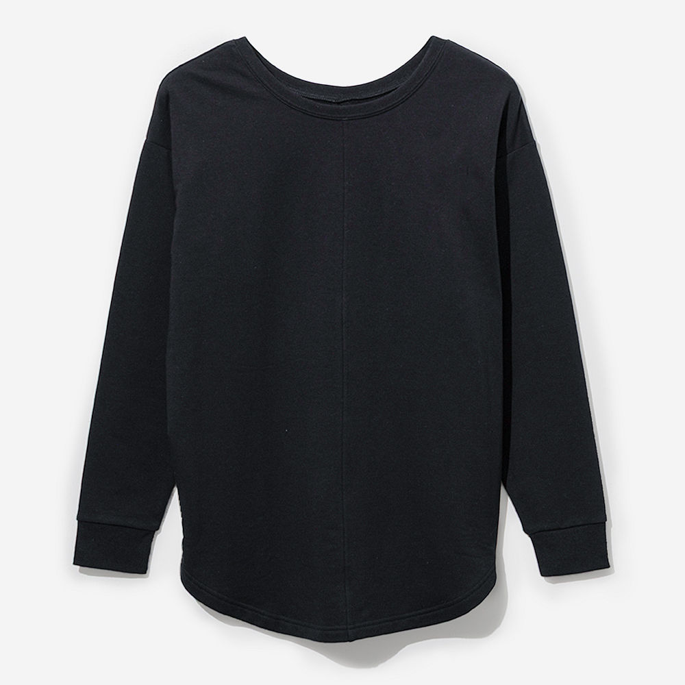 duo open back sweatshirts back view