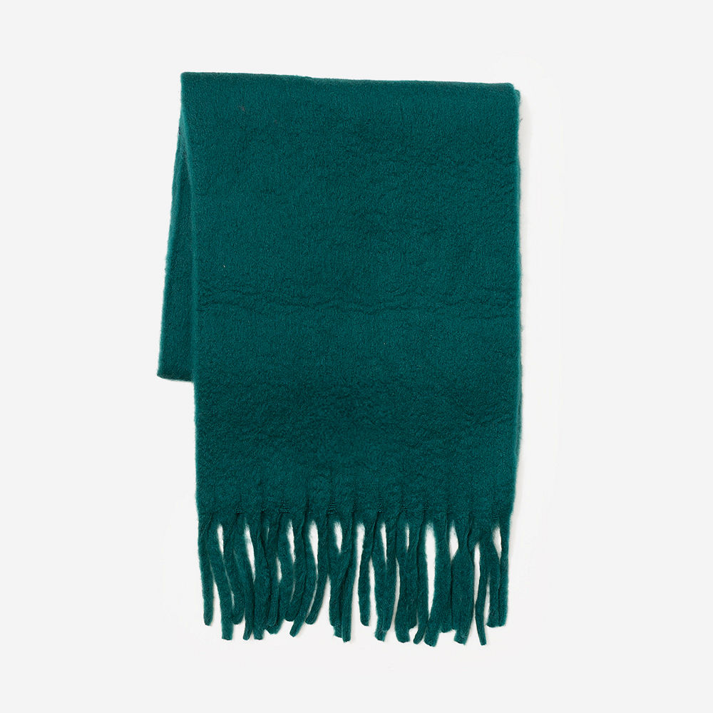 Monogrammed Oversized Scarf | Deep Teal