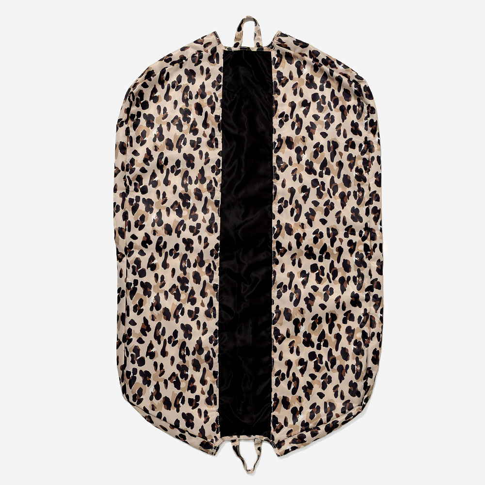 Monogrammed Packable Garment Bag | Classic Cheetah