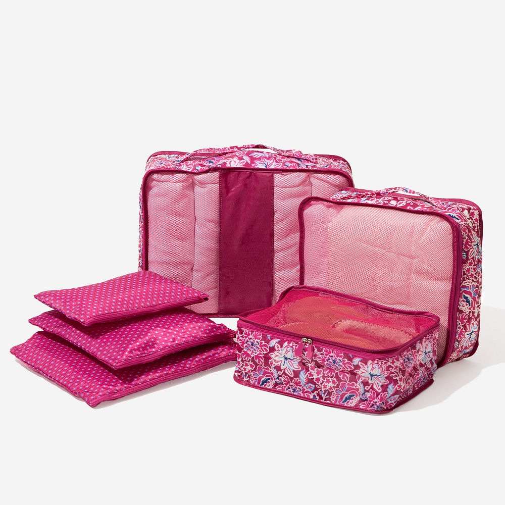 black packing bag set with luggage