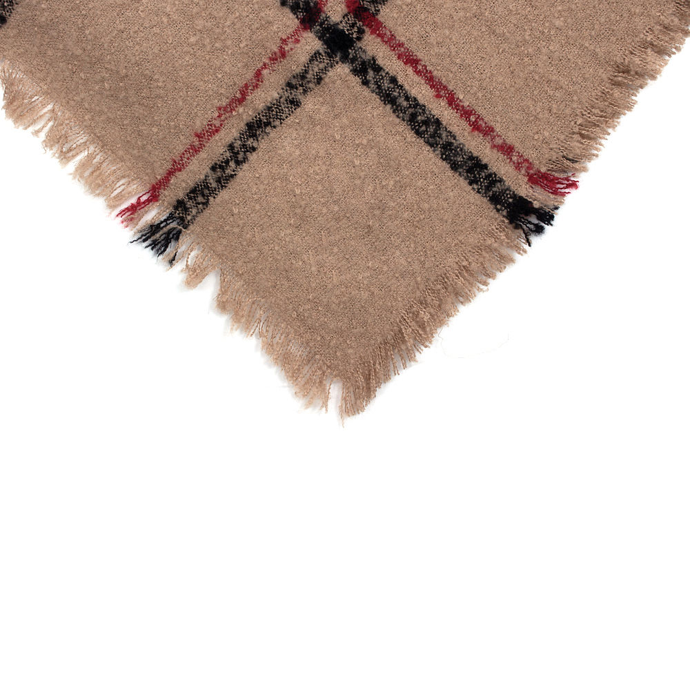 Cozy Plaid Poncho