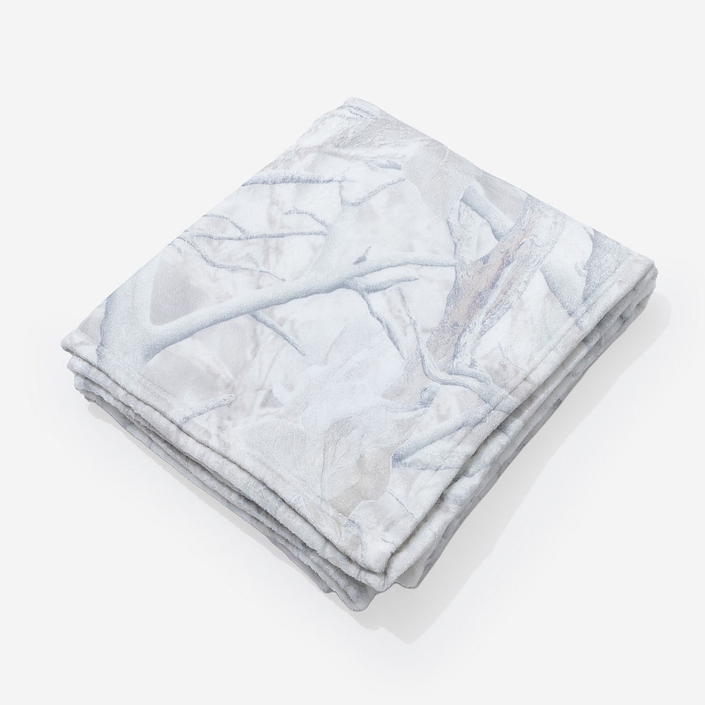 Personalized Plush Blanket | Birch Camo