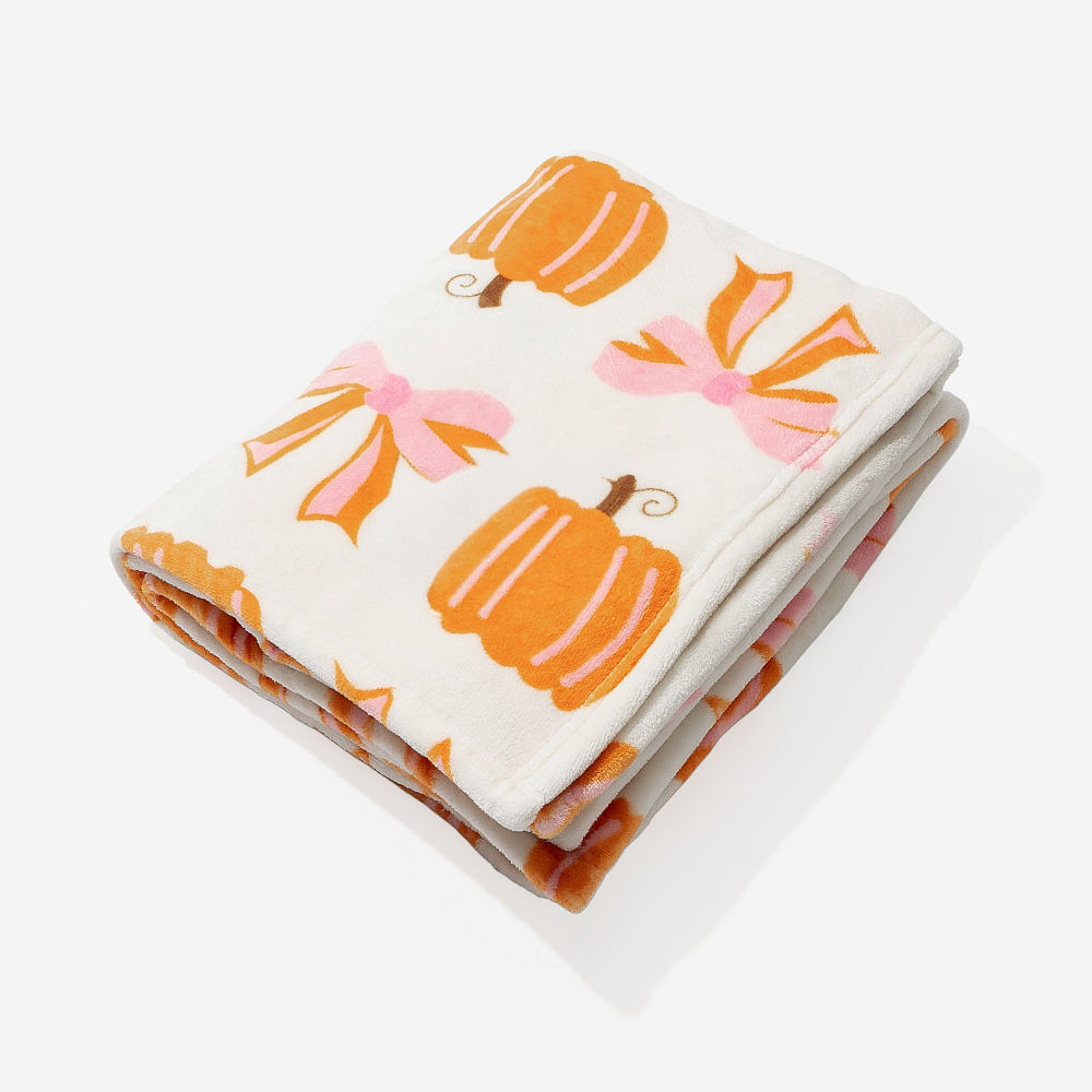 Personalized Plush Blanket | Posh Pumpkins