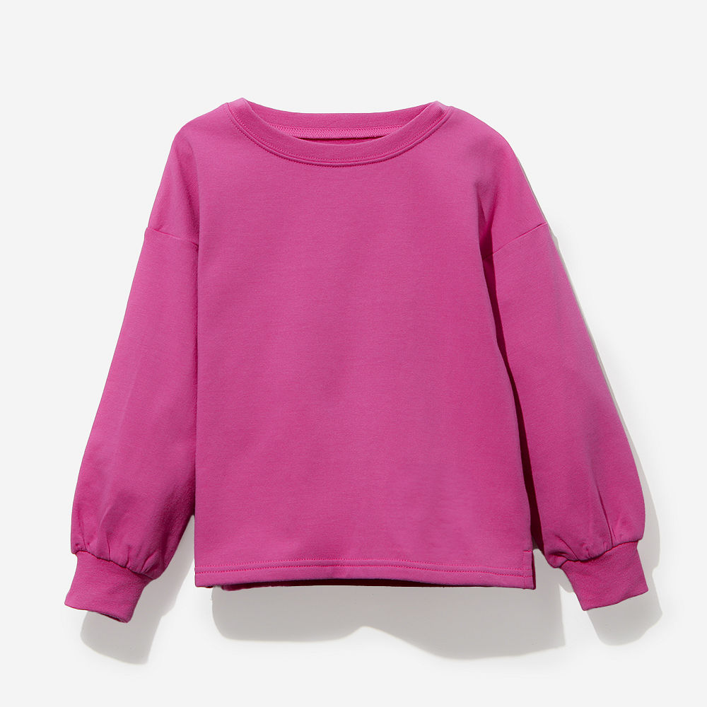 back of autumn stripes sleeve sweatshirt