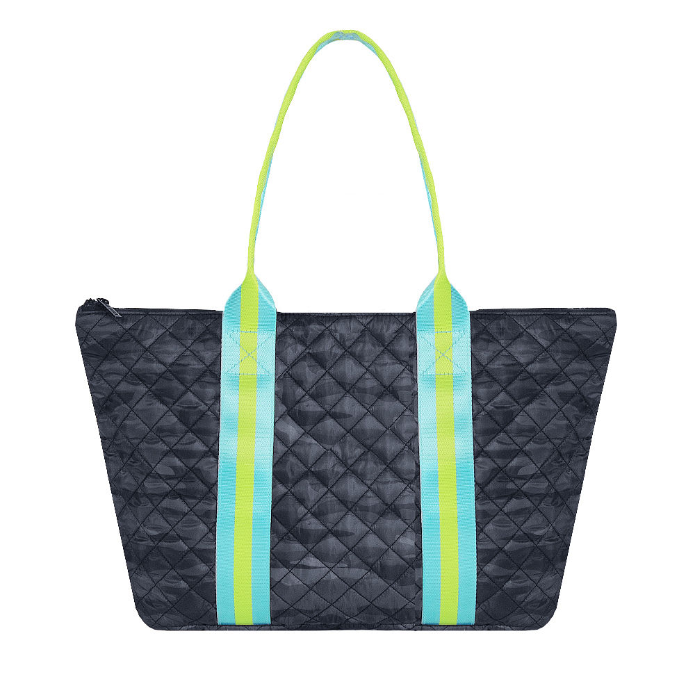 Quilted Puffer Tote Bag