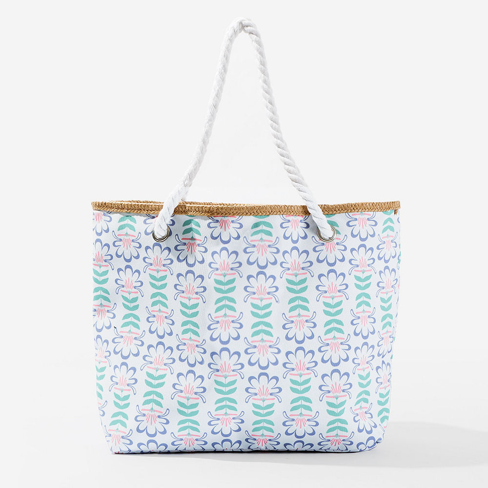 inside of cheetah personalized tote bag