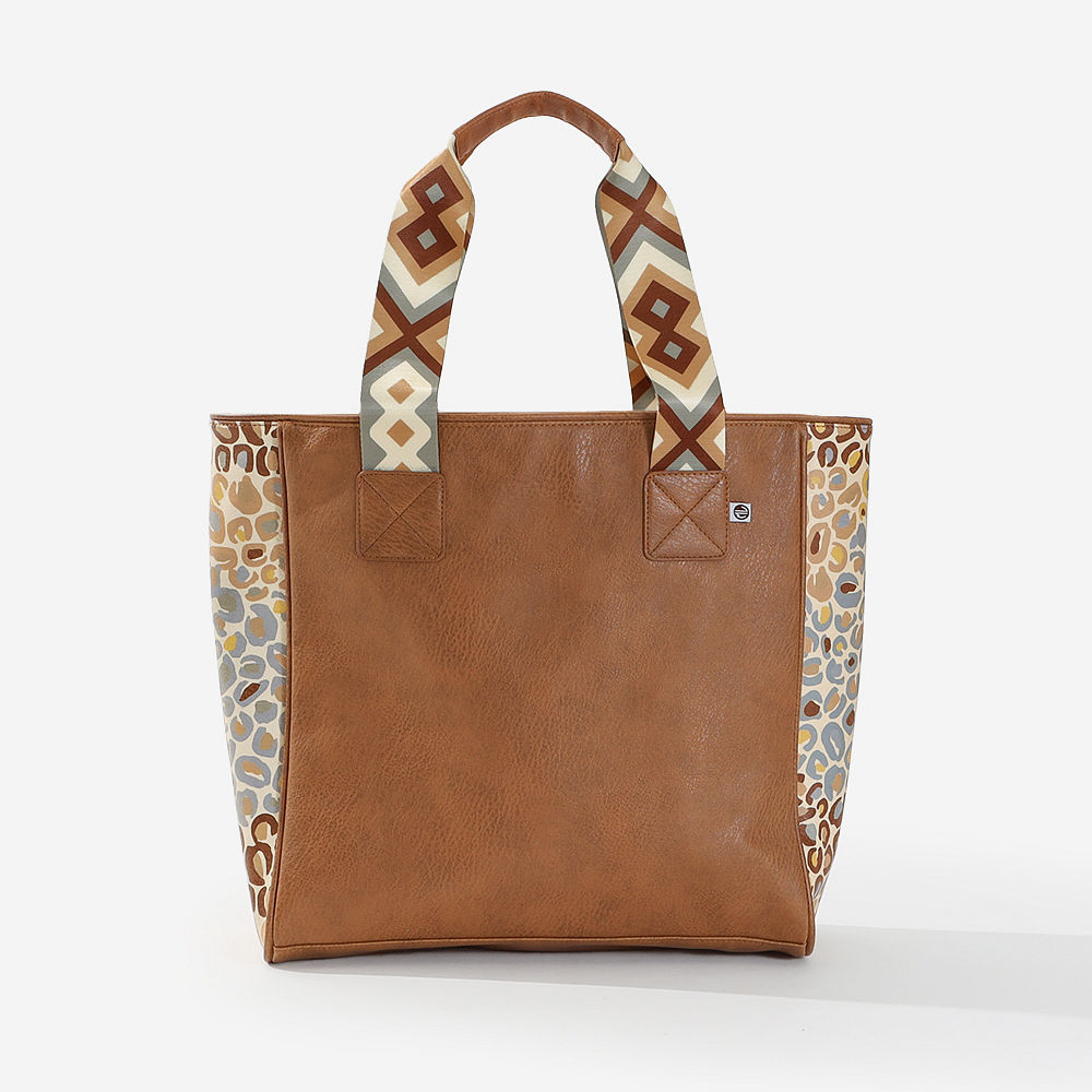 camel dottie personalized oversized purse tote