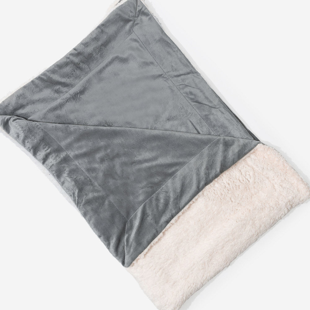 ivory personalized sherpa blanket