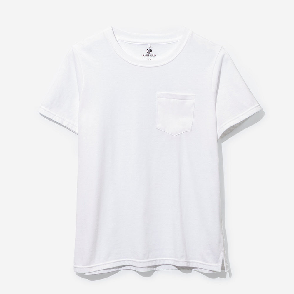 green short sleeve shirt on julia ann - back view