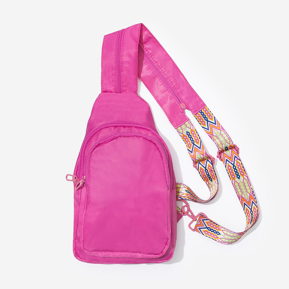 water color cheetah mom and me sling backpacks