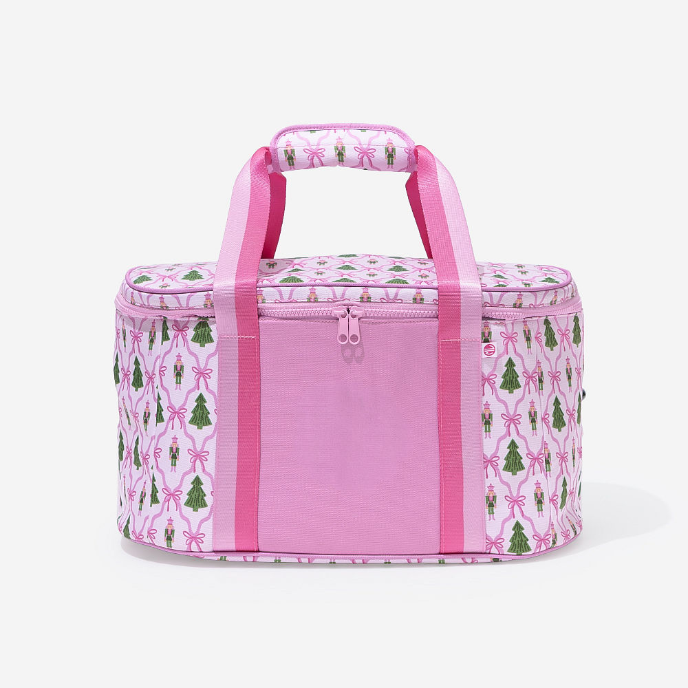 Monogrammed Slow Cooker Carrier | Christmas Lattice