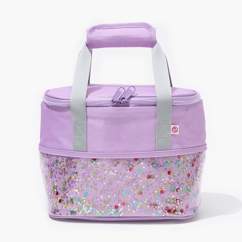 lilac small cooler flatlay