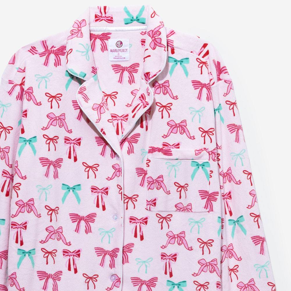 Monogrammed Softspun Pajama Set | Christmas Coquette
