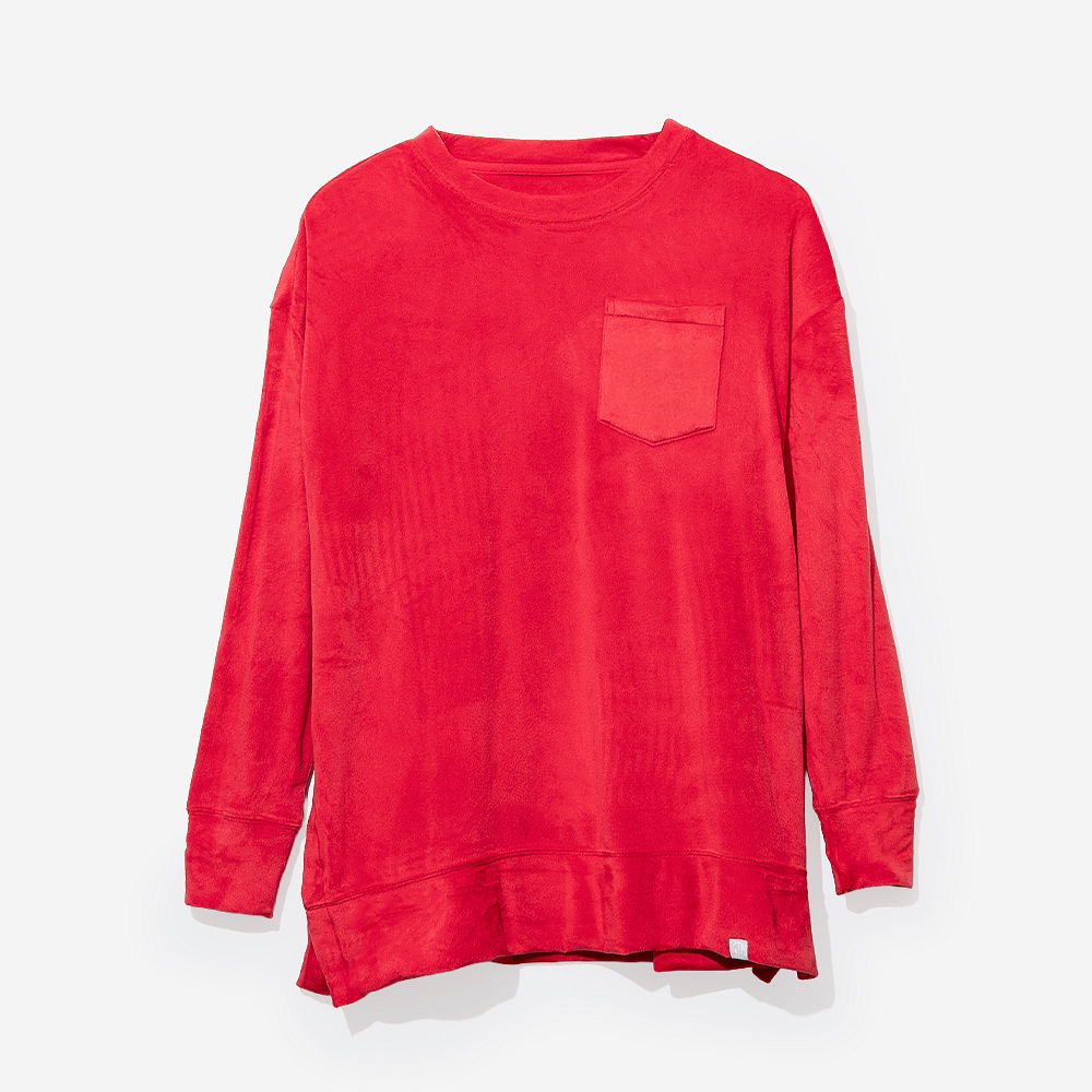 Monogrammed Softspun Sweatshirt | Red