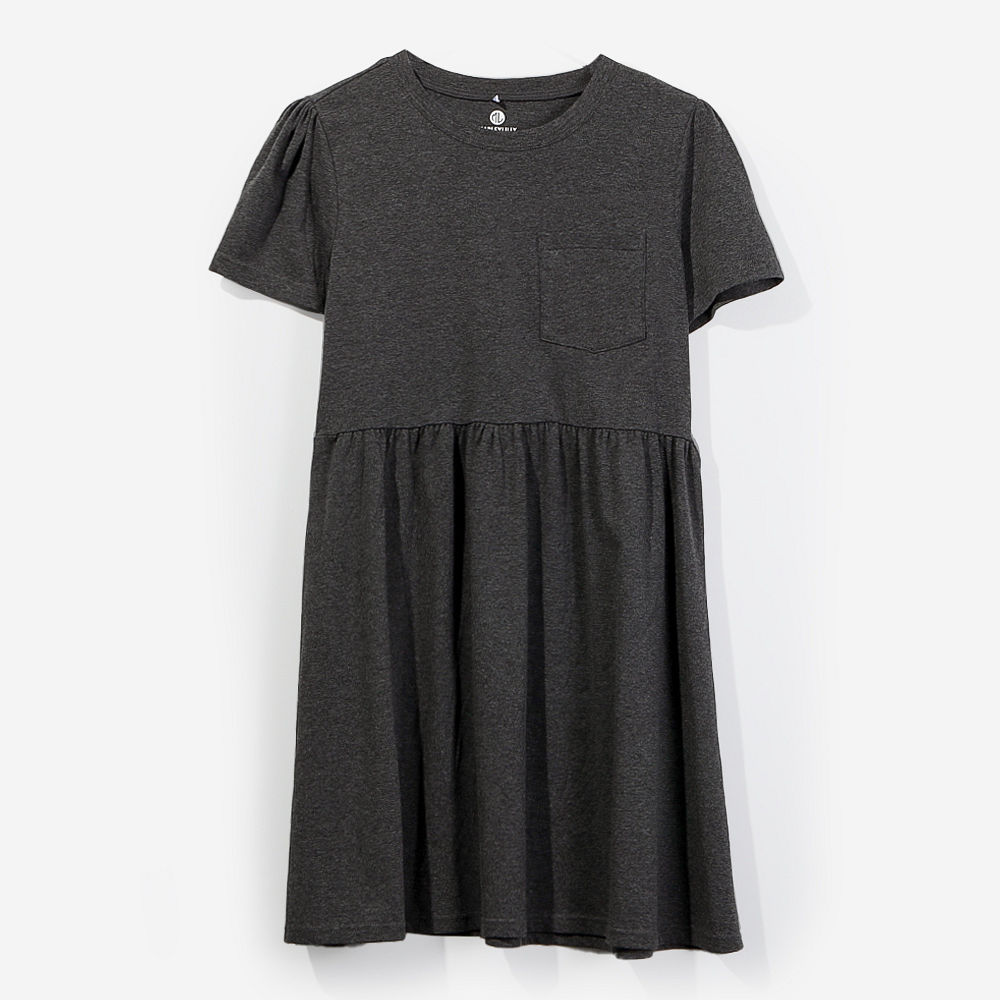 mom and me t-shirt dress in hot pink