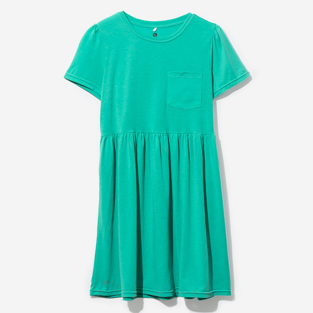 mom and me t-shirt dress in hot pink