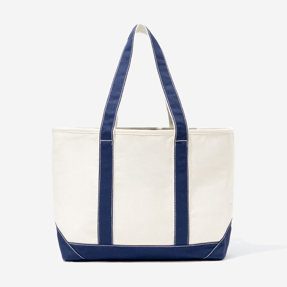 Personalized Tote Bag | Ivory and Navy