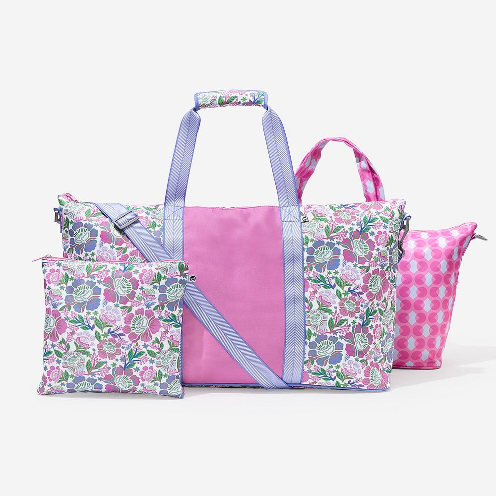 Monogrammed Travel Bag Set