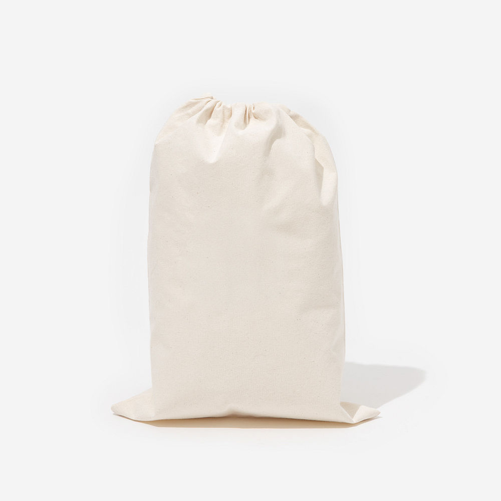 natural drawstring travel bag wash me