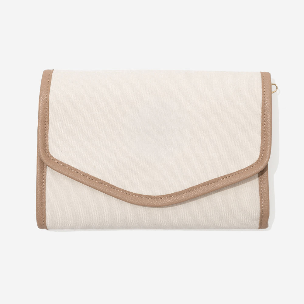 light pink and light blue monogrammed travel jewelry organizers up close