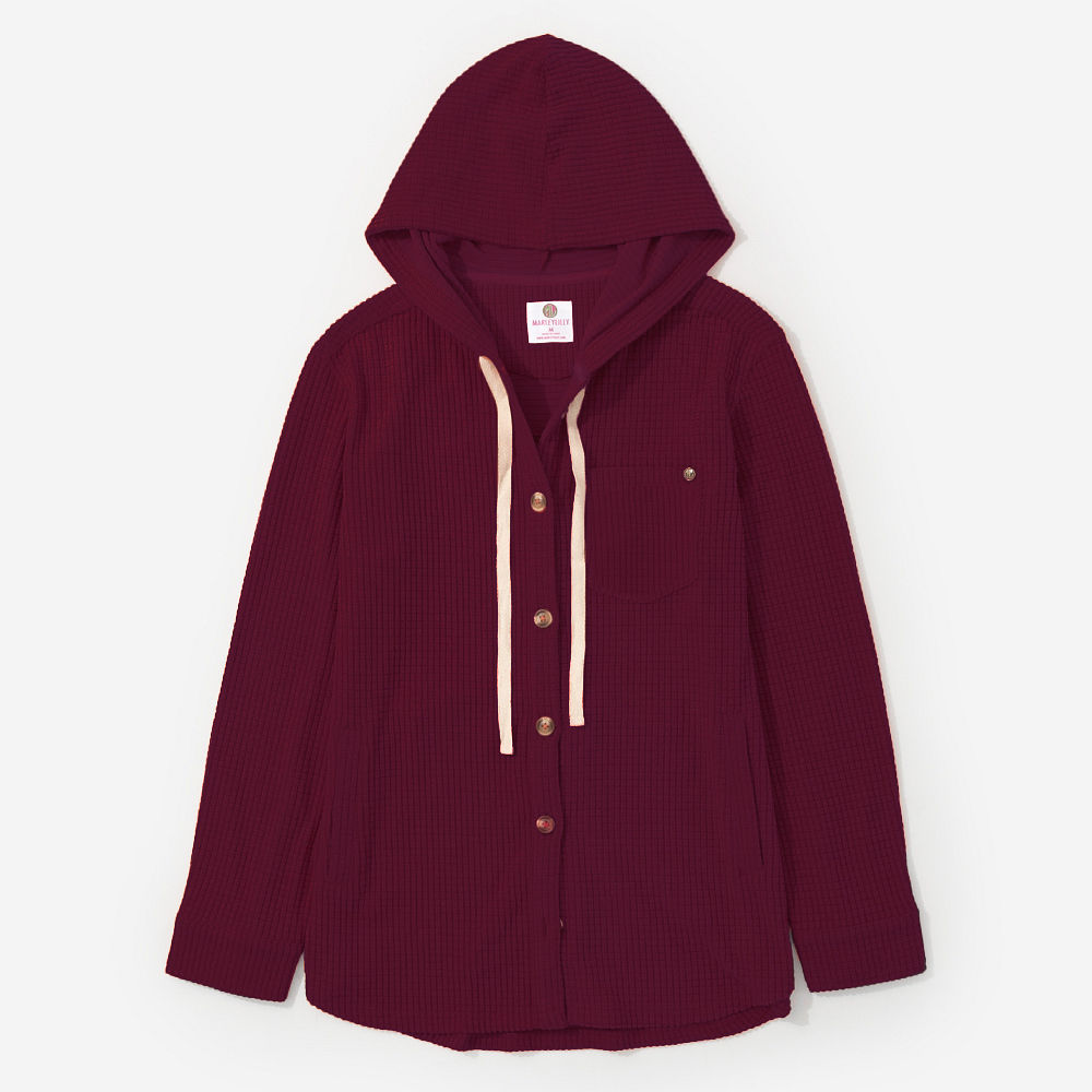 personalized wine waffle shacket