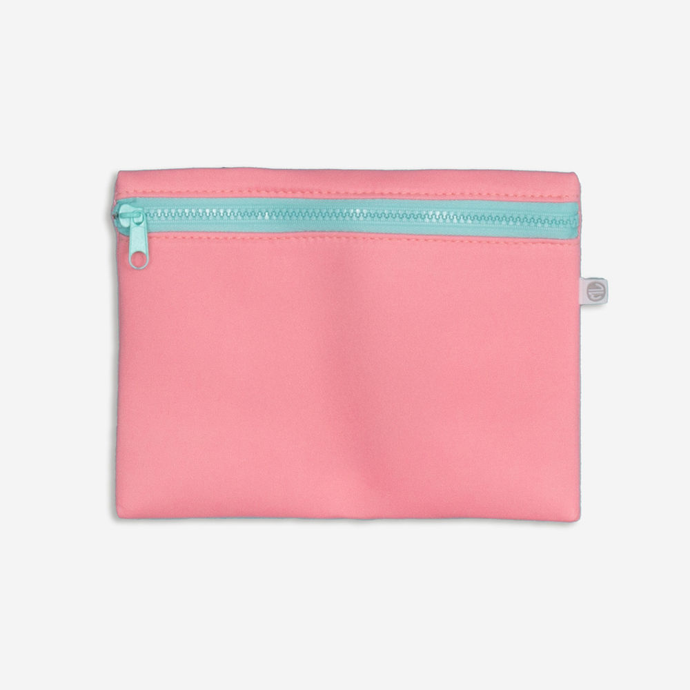 Coral Floral Extra Pouch