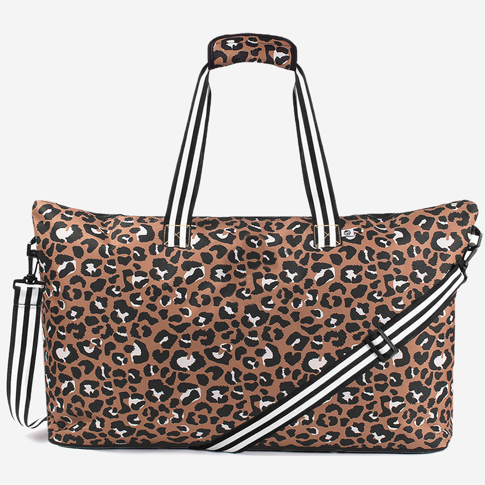 Sienna weekend bag with train case and wristlet pouch