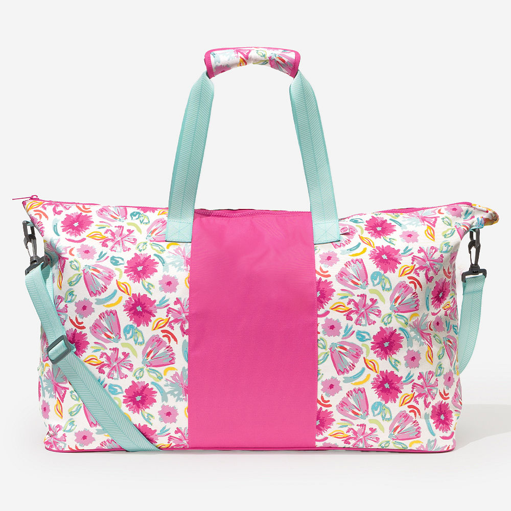 inside of classic cheetah weekend bag