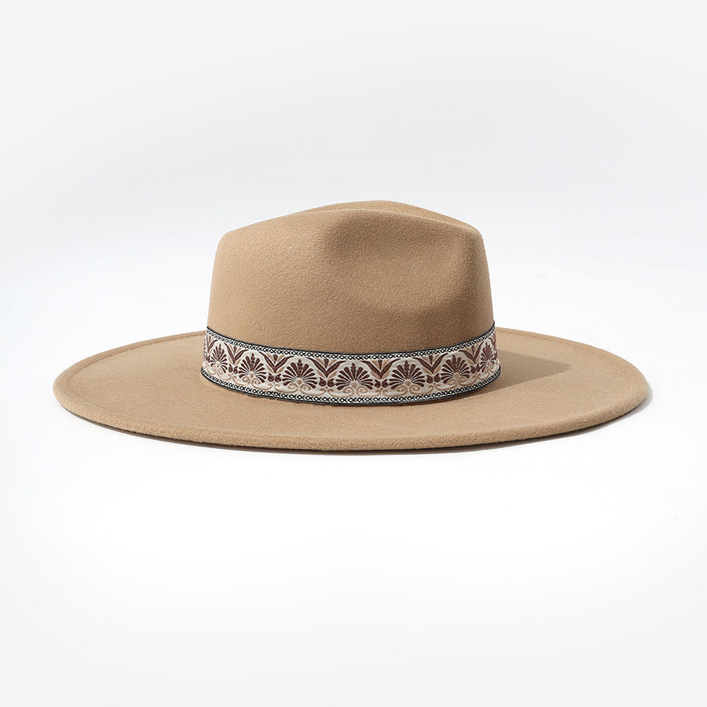 Black Wide Brim Hat