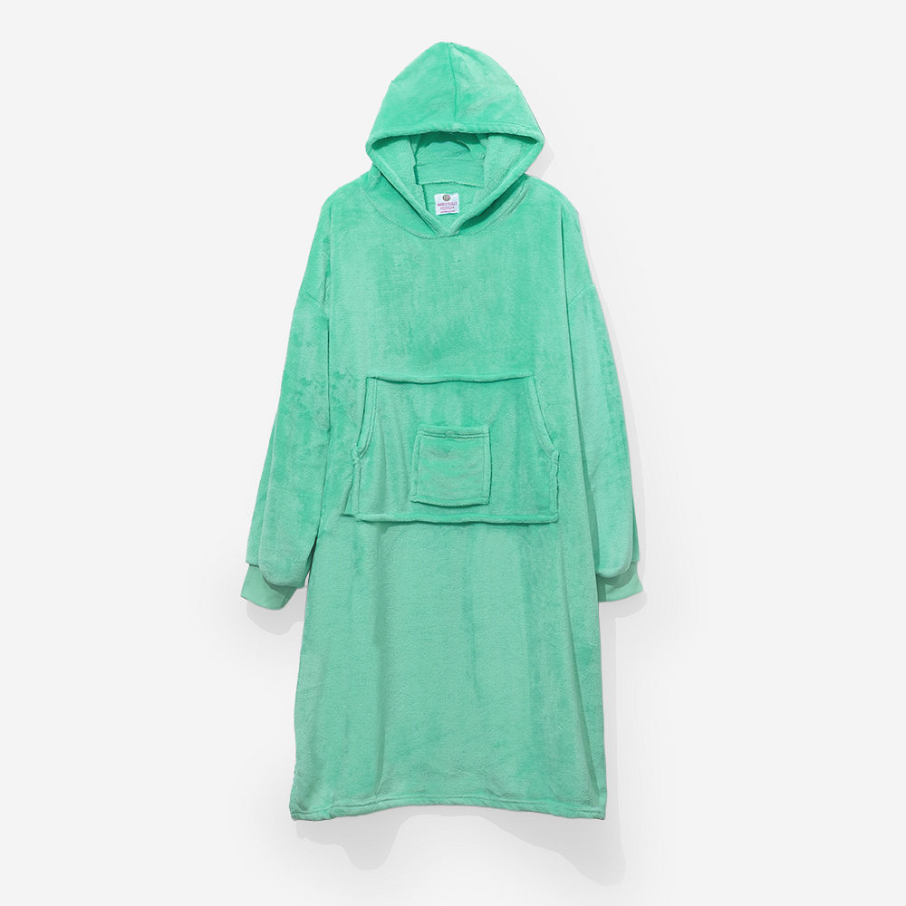 Monogrammed XL Blanket Hoodie | Mint