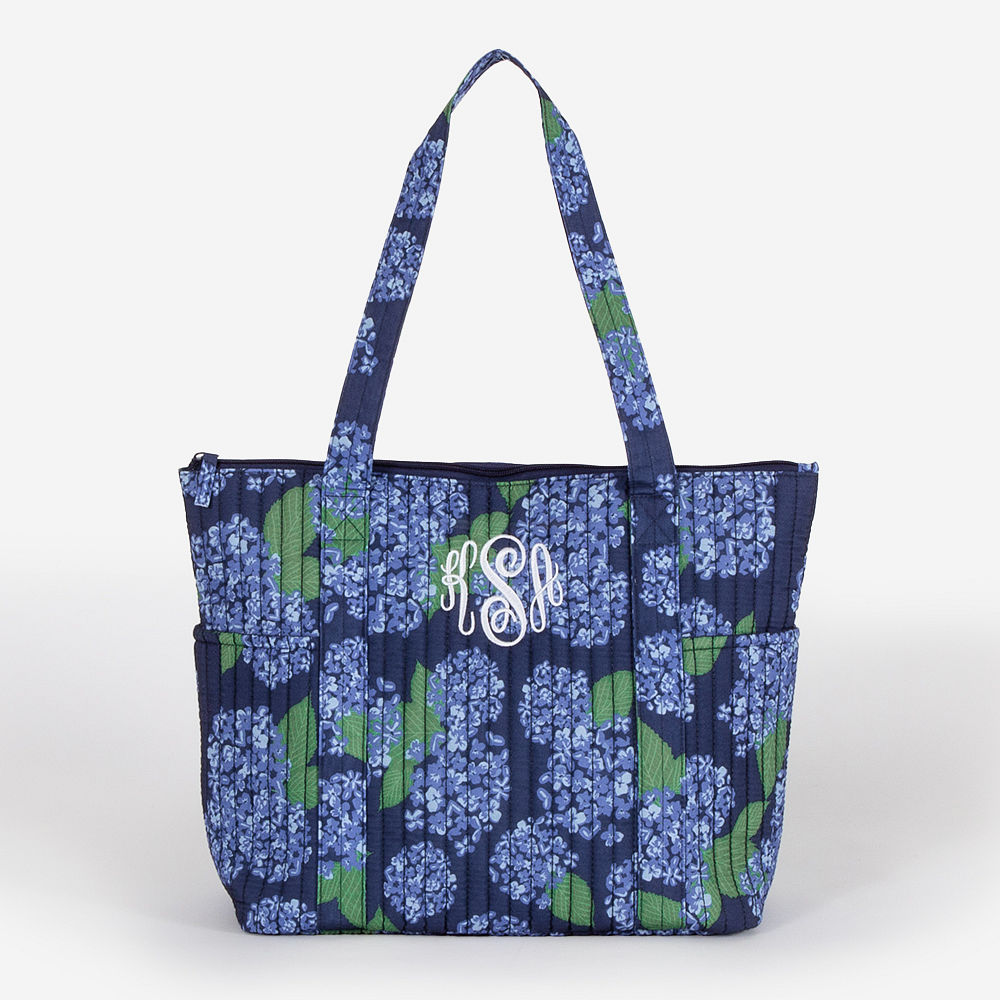 Personalized Quilted Tote Bag | Marleylilly