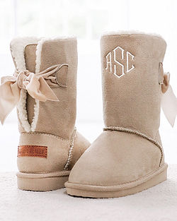 Sherpa Tie Booties