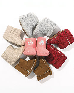 personalised baby boots