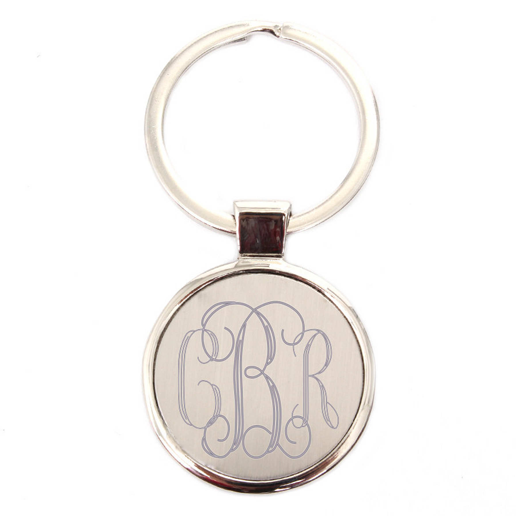 Engraved Round Key Chain - Marleylilly