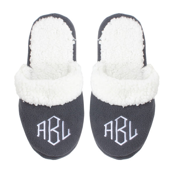 Monogrammed Slippers for Women — Marleylilly