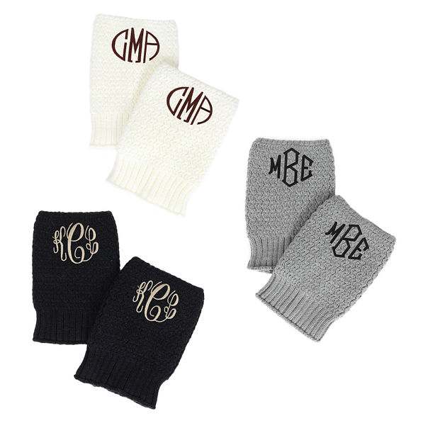 Monogrammed Boot Cuffs