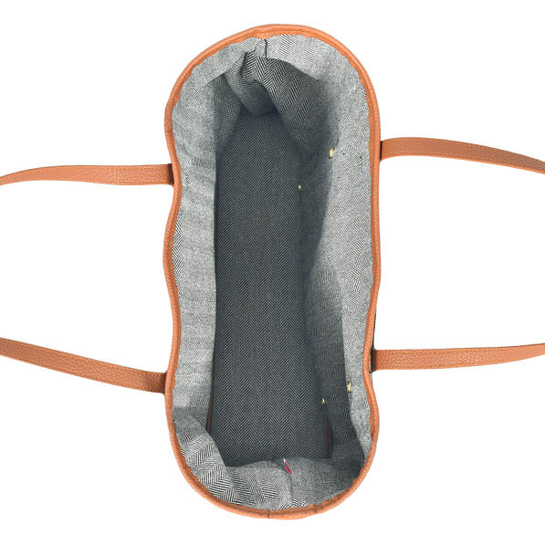 inside view of overnight tote