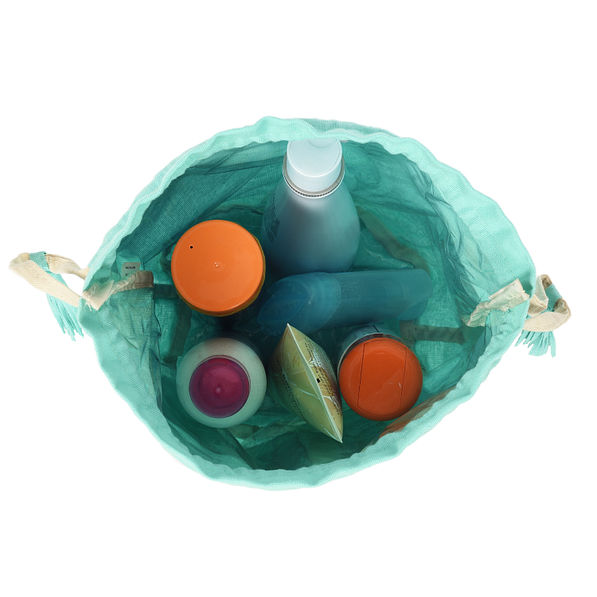 mint Monogrammed Essential Ditty Bag Interior