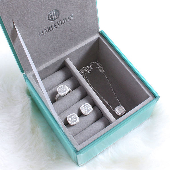 Pave jewelry in Marley Lilly jewelry box