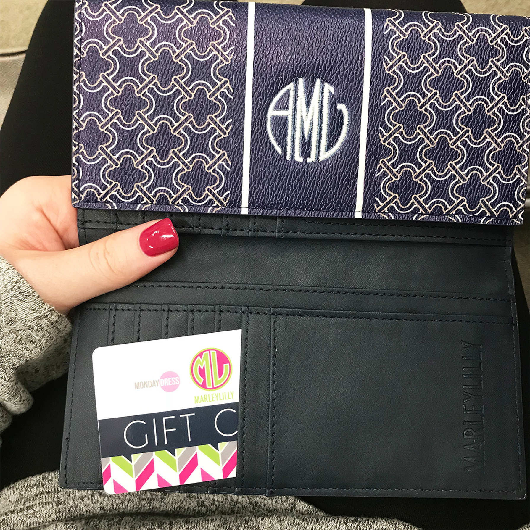 Monogrammed Spencer Wallet