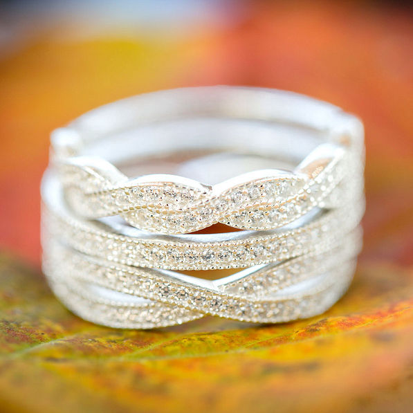 sterling silver Stackable Ring Set
