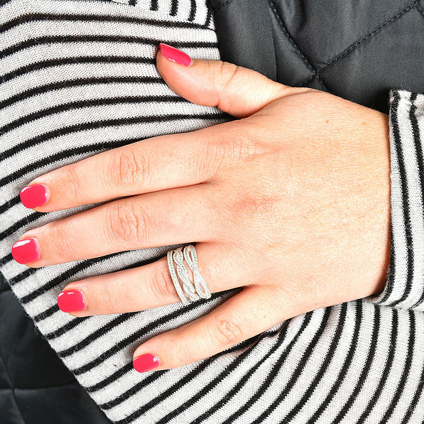 3 piece sterling silver ring set