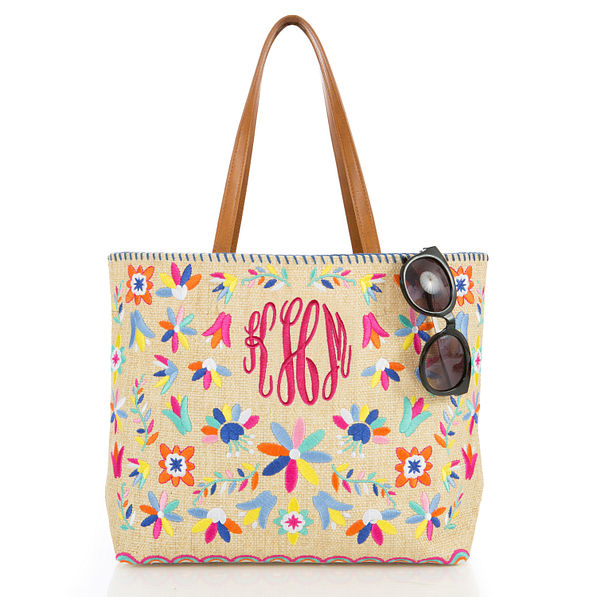 Monogrammed Mexicali Tote Bag | Marleylilly