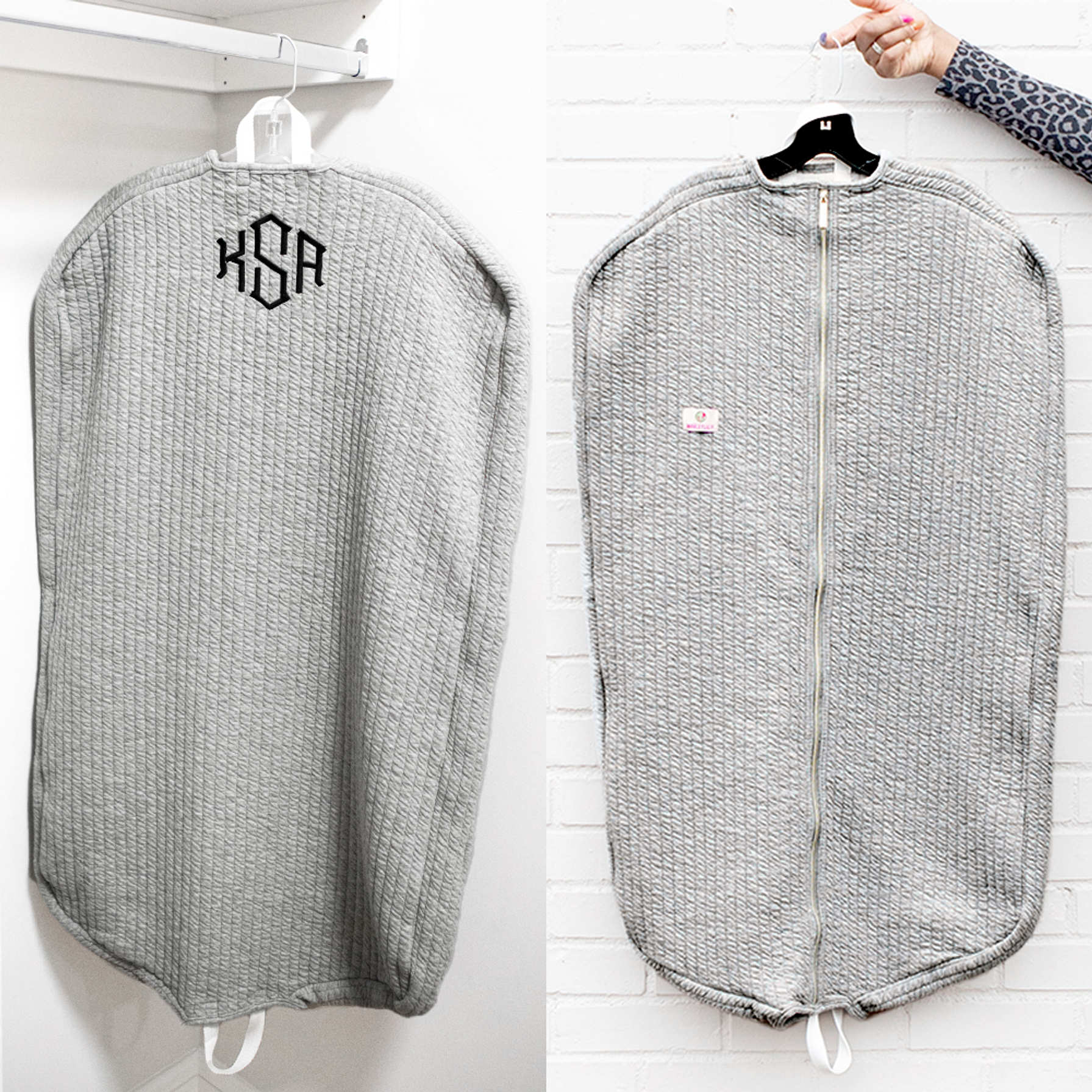 Personalilzed Quilted Garment Bag