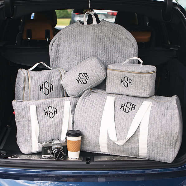 gray quilted collection