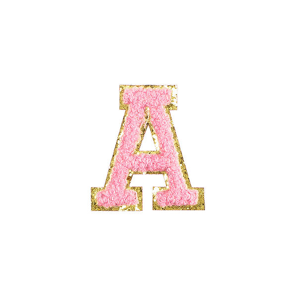 DIY Chenille Small Letter Patches