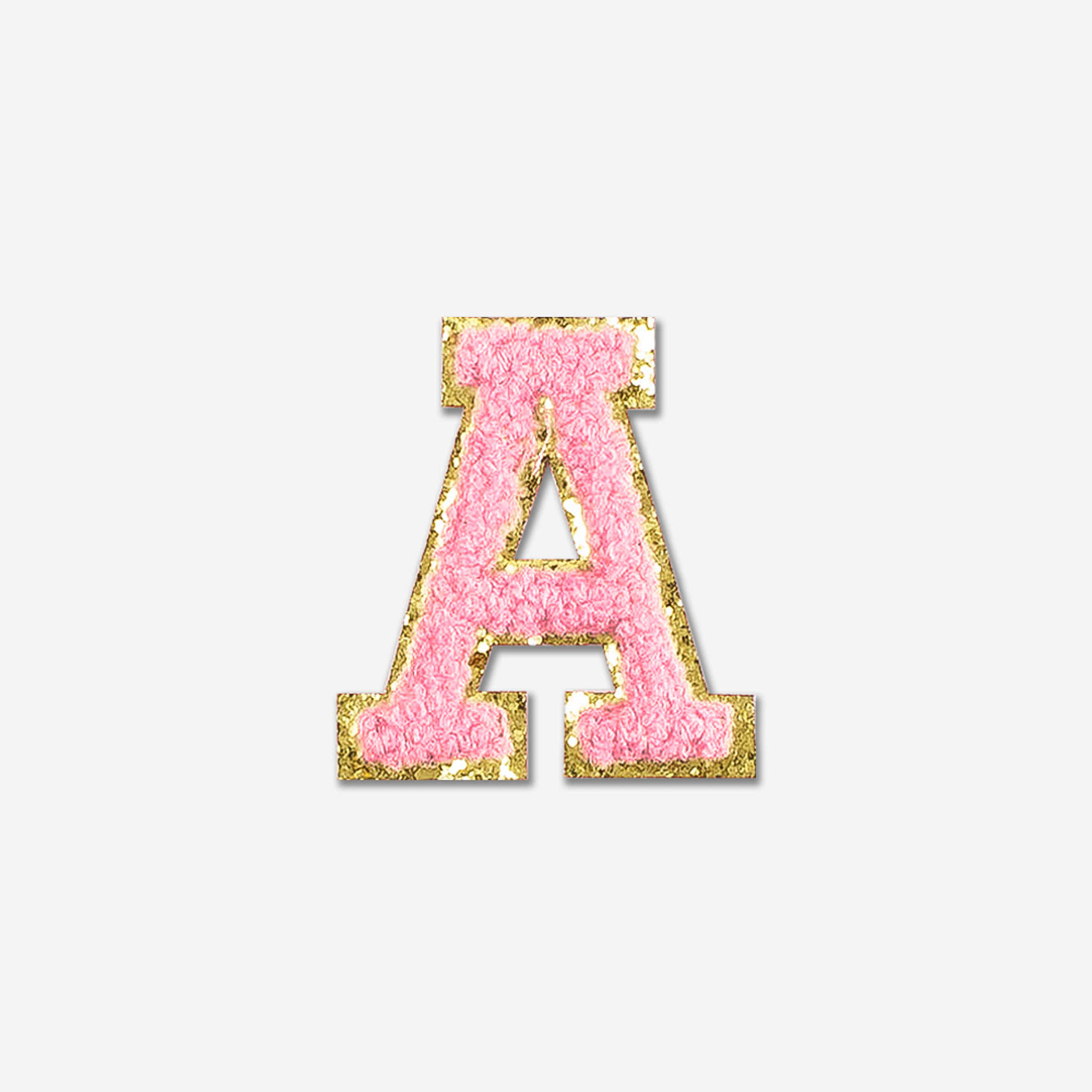 DIY Chenille Small Letter Patches