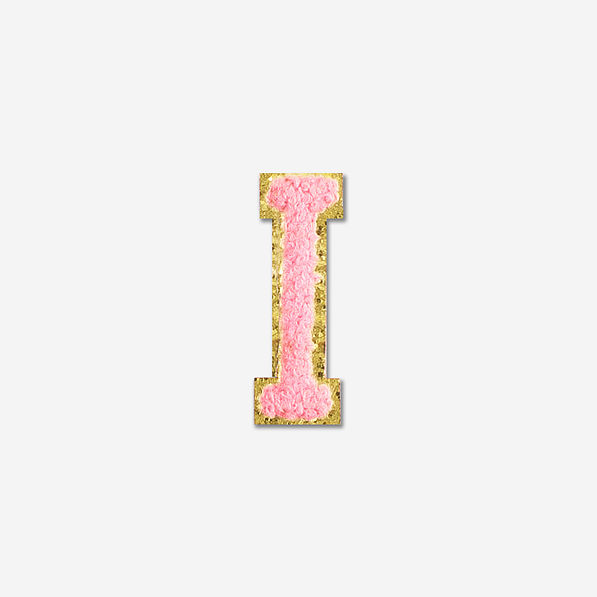 DIY Chenille Small Letter in Pink I